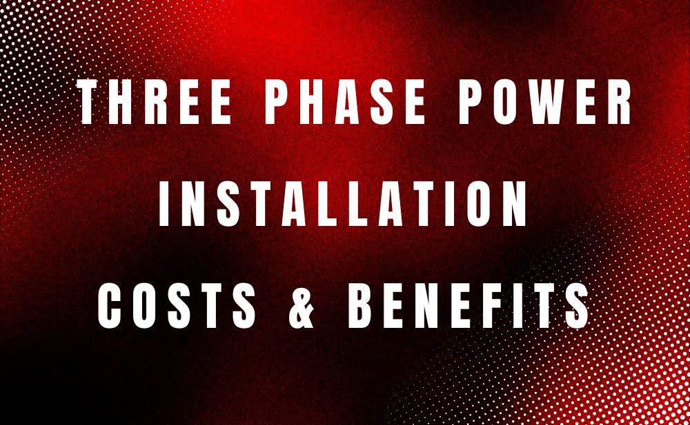 Three-phase power installation for a residential property by Langshaw Electrical in NSW